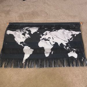 Society6 Wall Art - World Map Hanging Wall Art Society6 Wall Art - World Map Hanging Wall Art